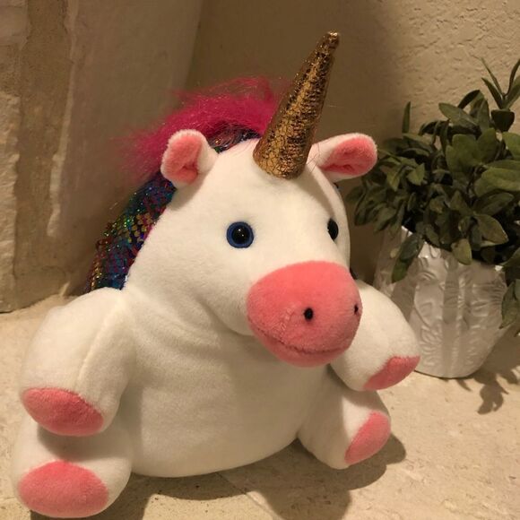 Creativity for Kids Sparkles The Unicorn weighted Plush Toy - Picture 8 of 8